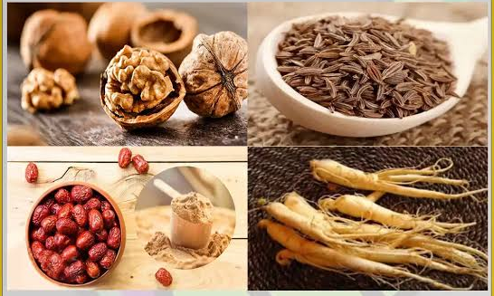 تصویر مواد گیاهی تشکیل دهنده قرص مسخن طب اسلامی